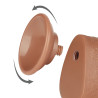 LoveToy SlidingSkin Gode Sliding Skin 18 x 4.7cm Marron